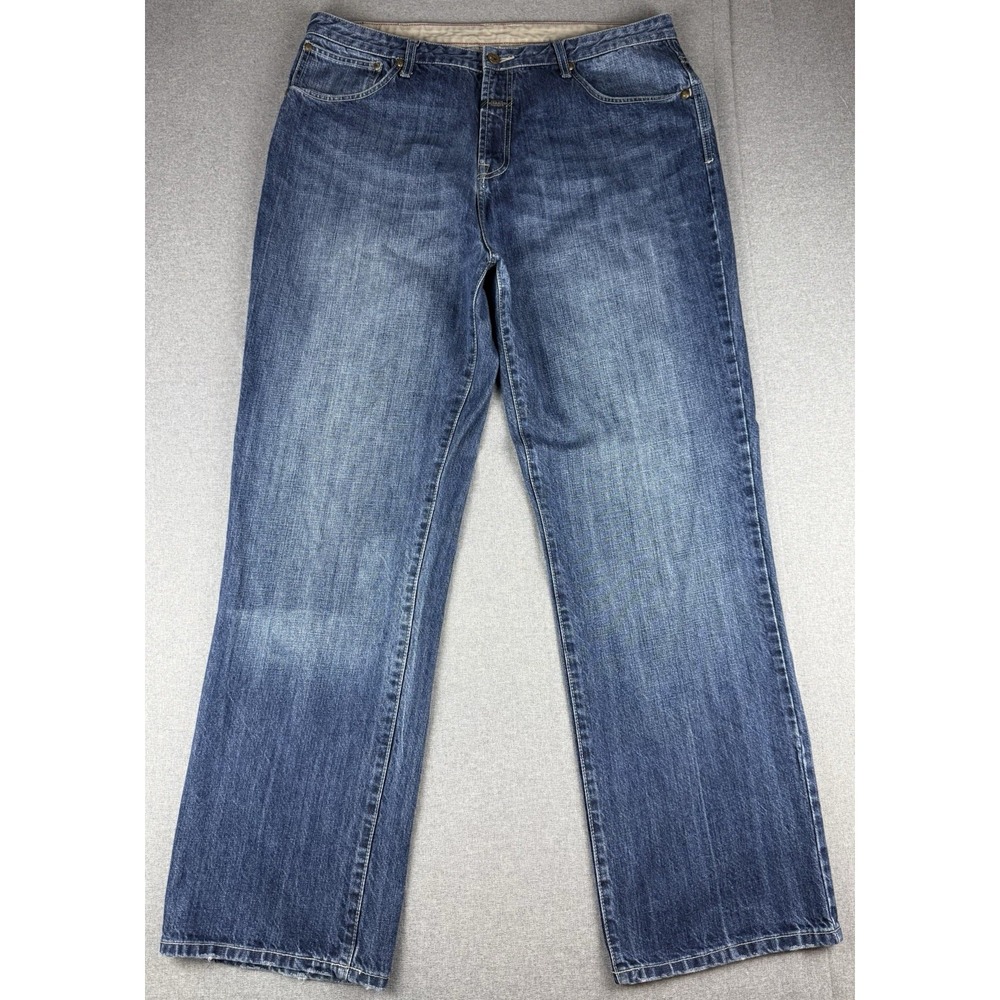 Marithe Francois Girbaud Jeans Mens 38x36 Blue Straight Relaxed Fit Denim
